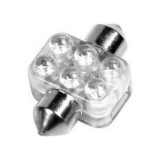 Innenraumlampe SV8,5-8, wei, 6 LEDs, 18 x 31