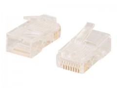 Kabel / RJ45 CAT5E MOD Plug RND Strnd 50