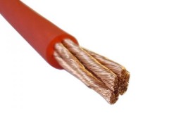 Powerkabel OFC, 20 mm, rot-transparent, 50 m