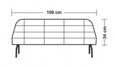 Gepaeckschutz-Gitter, GRG-3, 34*109cm