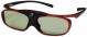 Optoma ZD302 3D Brille / Schwarz