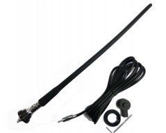 Gummiantenne Universal mit 2,5 m Kabel