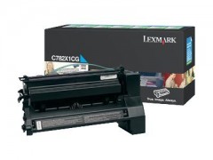 Lexmark Rckgabe Toner Cyan f. C782  X78