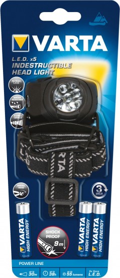 LED Indestructible Headlight 3AAA