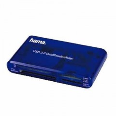 55348 CardReaderWriter 35in1, USB 2.0 / Blau