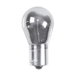 Glhlampe rot-chrom P21W, 12V, 21W, BA15S, 2 St. im Blister