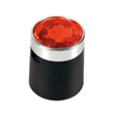 Radmutternabdeckung CRYSTAL, rot, 17 mm, 20 St.